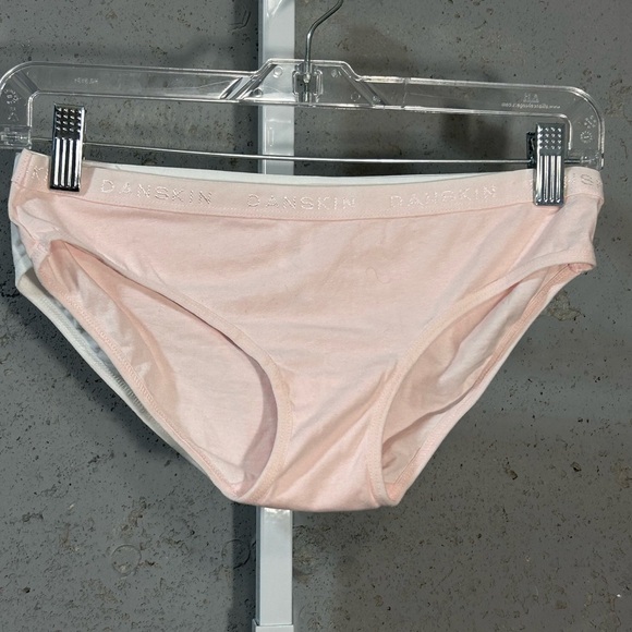 #0991 Sz S Danskin (1) Pink and (1) White Briefs Set - Picture 3 of 13